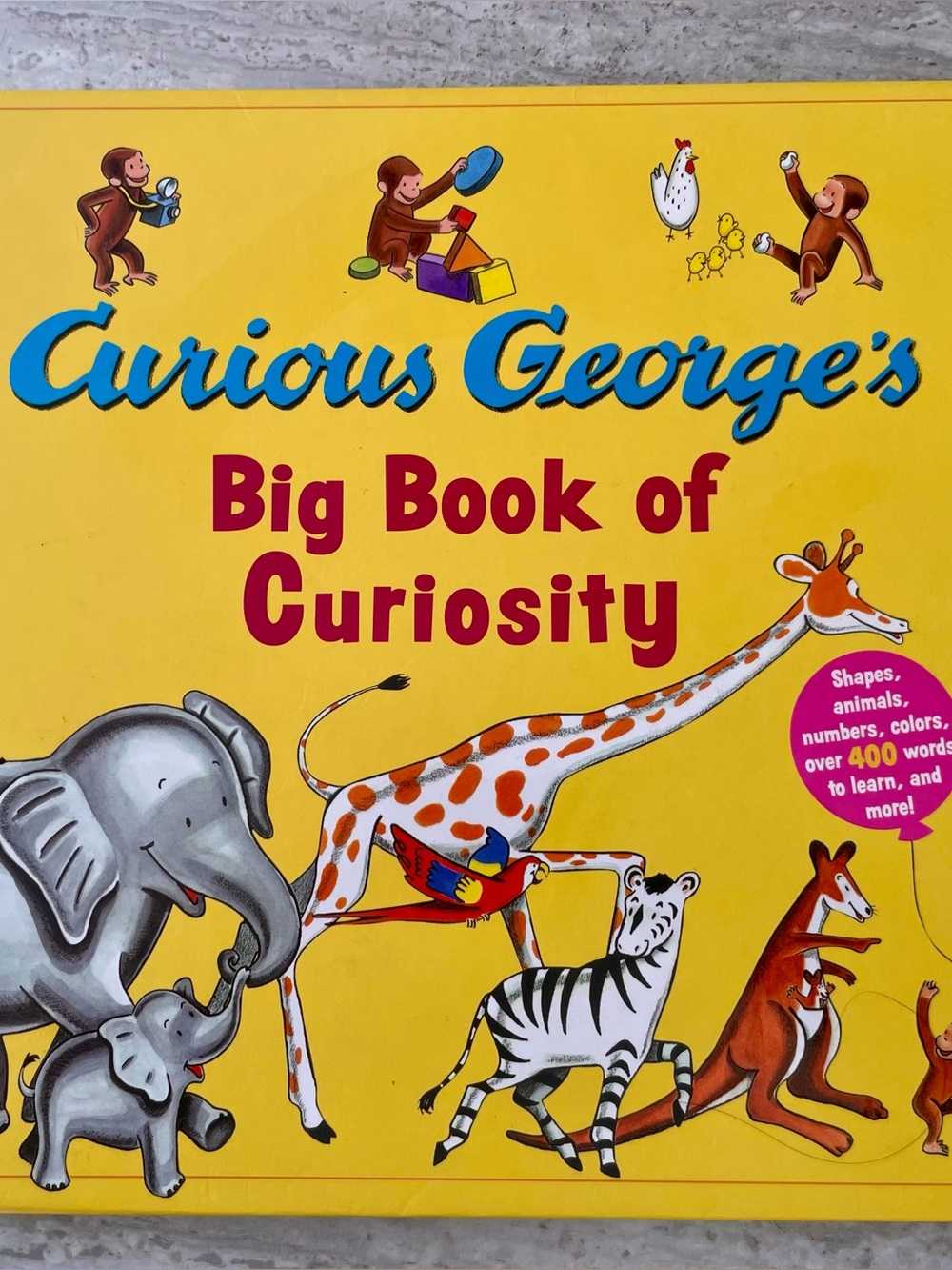 Curious George's Big Book of Curiousity, Classic Hardcover, Great Condition